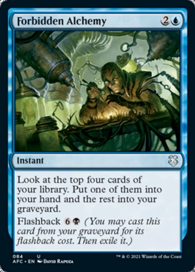 Forbidden Alchemy [Dungeons & Dragons: Adventures in the Forgotten Realms Commander] - Card Brawlers