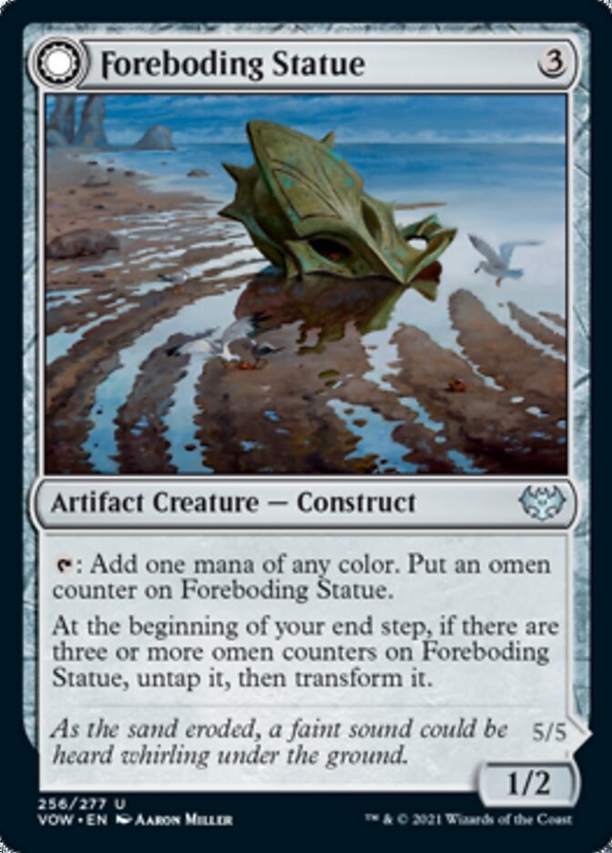Foreboding Statue // Forsaken Thresher [Innistrad: Crimson Vow] - Card Brawlers