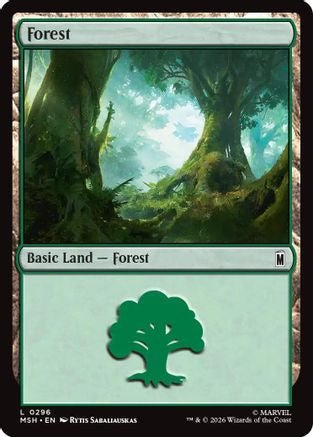 Forest (0296) (MSH-296) - Marvel Super Heroes - Card Brawlers