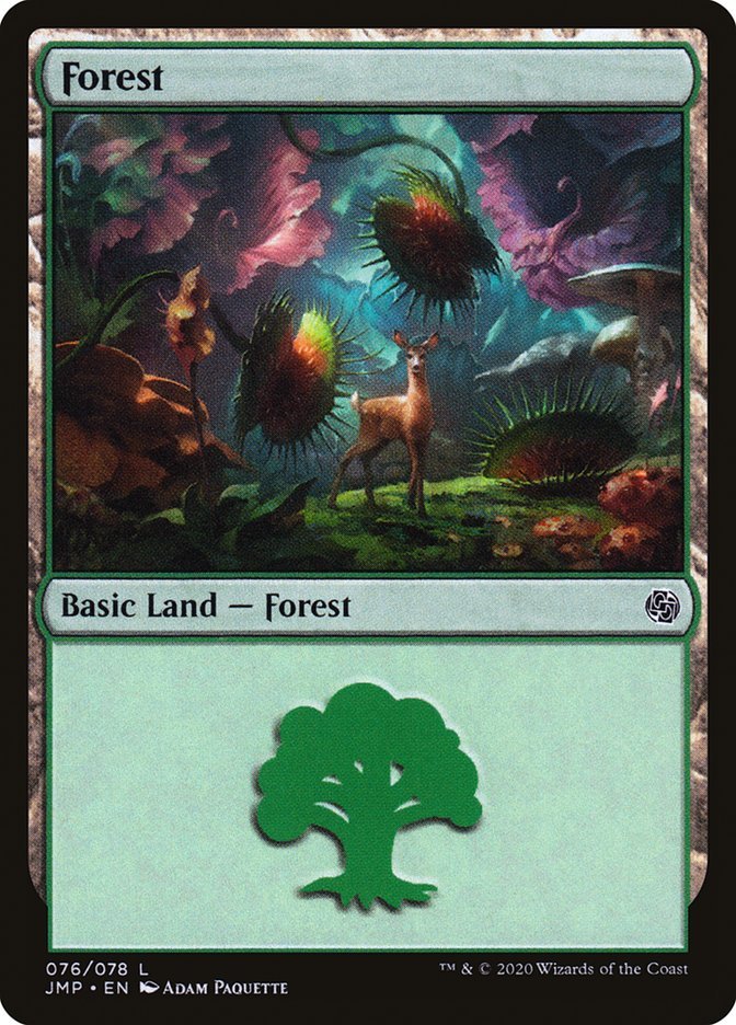 Forest (76) [Jumpstart] - Card Brawlers