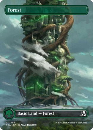Forest (Borderless) (0396) (FRA-396) - Reality Fracture - Card Brawlers