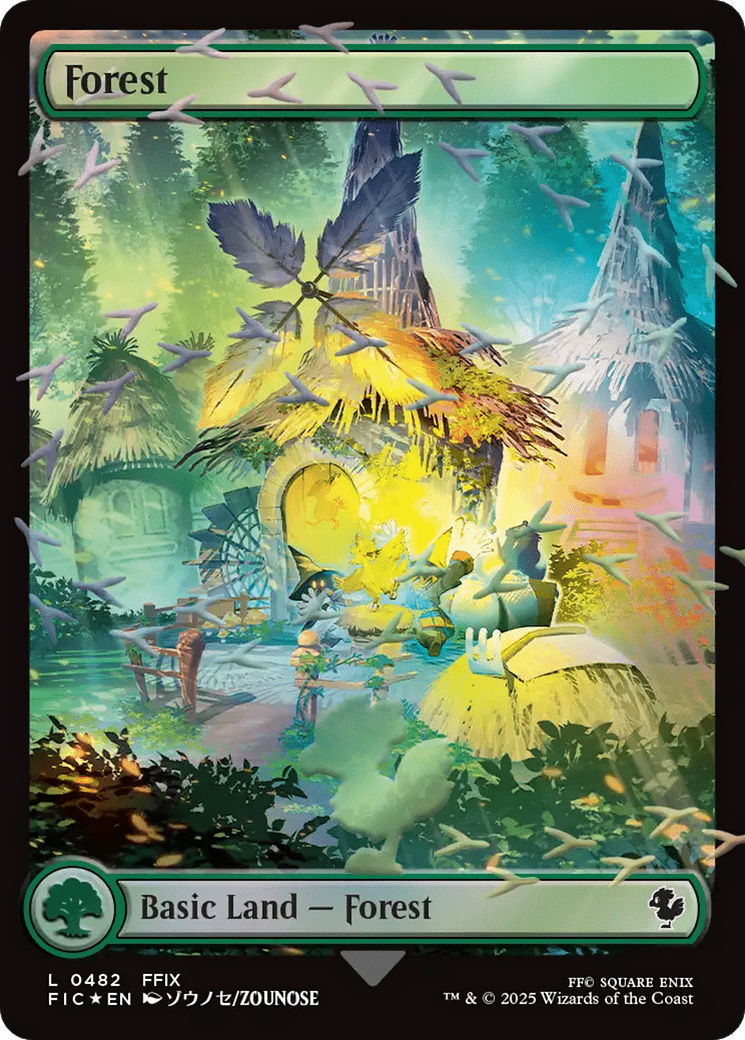 Forest (Chocobo Track Foil) [FINAL FANTASY Commander] - Card Brawlers