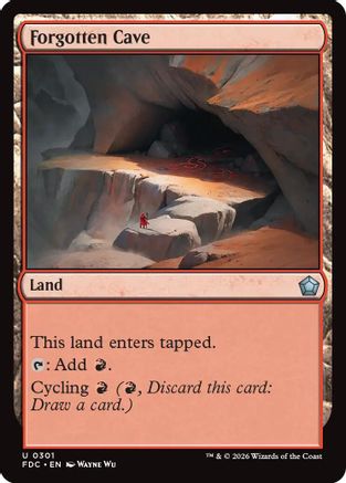 Forgotten Cave (FDC-301) - Commander: Foundations - Card Brawlers