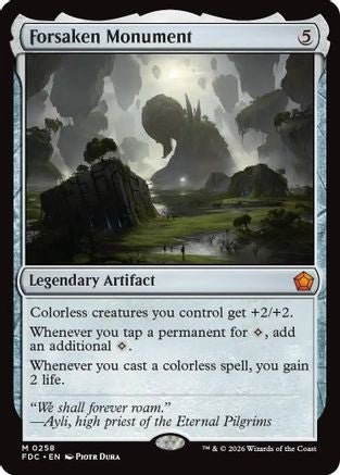 Forsaken Monument (FDC-258) - Commander: Foundations - Card Brawlers