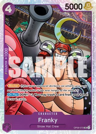 Franky - OP09-072 (Reprint) (OP09-072) - Premium Booster -The Best- Vol. 2 Foil - Card Brawlers