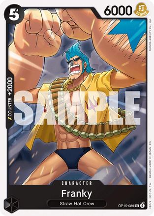 Franky (OP15-089) - Adventure on Kami's Island - Card Brawlers