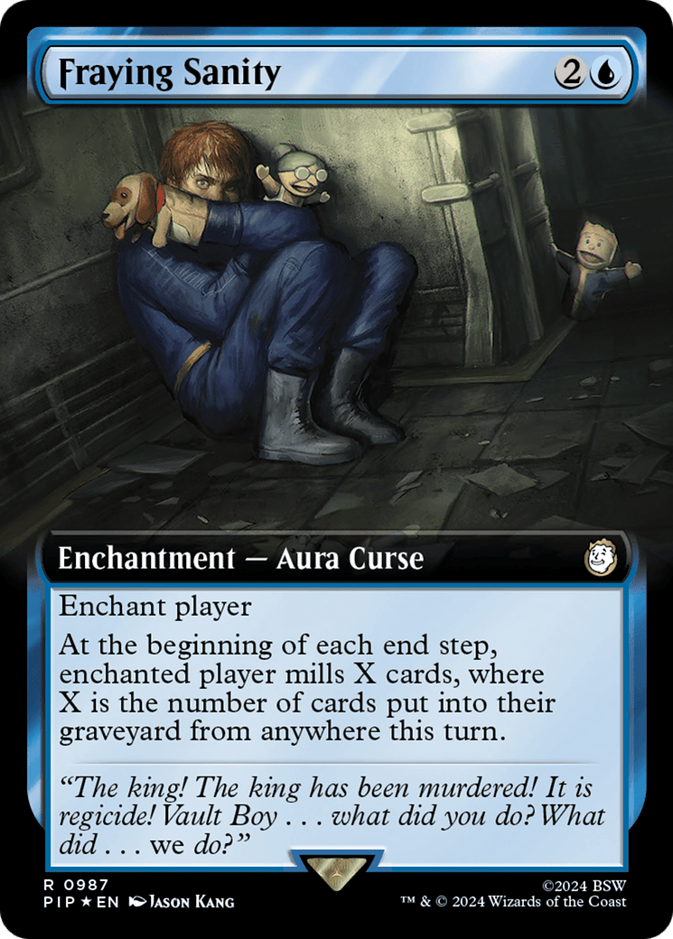 Fraying Sanity (Extended Art) (Surge Foil) [Fallout] - Card Brawlers