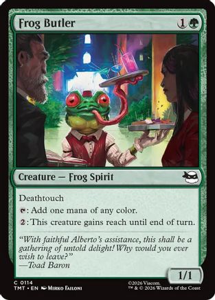 Frog Butler (TMT-114) - Teenage Mutant Ninja Turtles Foil - Card Brawlers