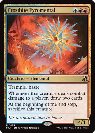Frostbite Pyromental (FRA-135) - Reality Fracture Foil - Card Brawlers