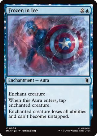 Frozen in Ice (MSH-054) - Marvel Super Heroes - Card Brawlers