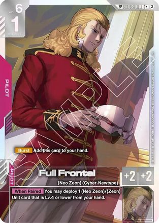 Full Frontal (C+) (SP) (ST03-010) - Freedom Ascension Holofoil - Card Brawlers