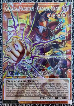 Gagaga Magician - Gagaga Magic (GMR) (MAMO-EN011) - Magnificent Monsters 1st Edition - Card Brawlers
