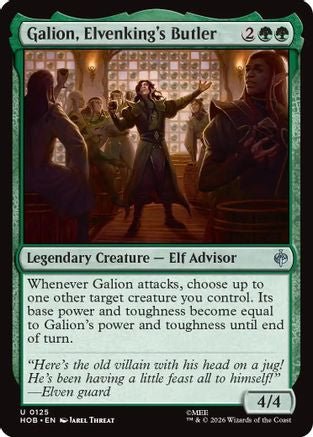 Galion, Elvenking's Butler (HOB-125) - The Hobbit Foil - Card Brawlers