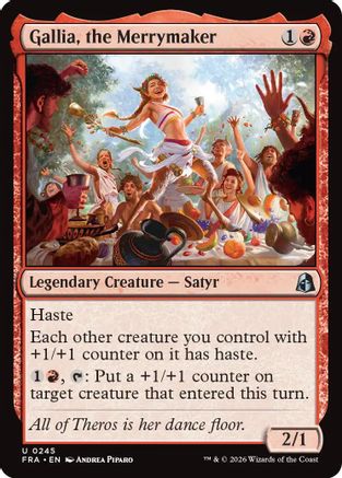 Gallia, the Merrymaker (FRA-245) - Reality Fracture Foil - Card Brawlers