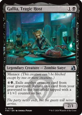 Gallia, Tragic Host (FRA-228) - Reality Fracture - Card Brawlers