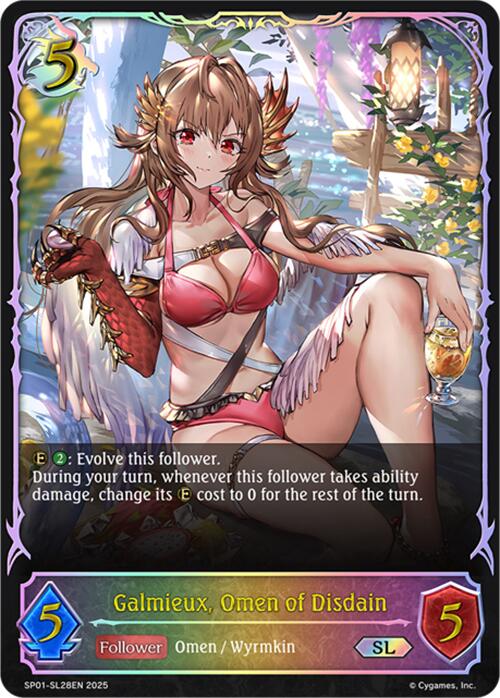 Galmieux, Omen of Disdain (SL) (SP01 - SL28EN) [Seaside Memories] - Card Brawlers