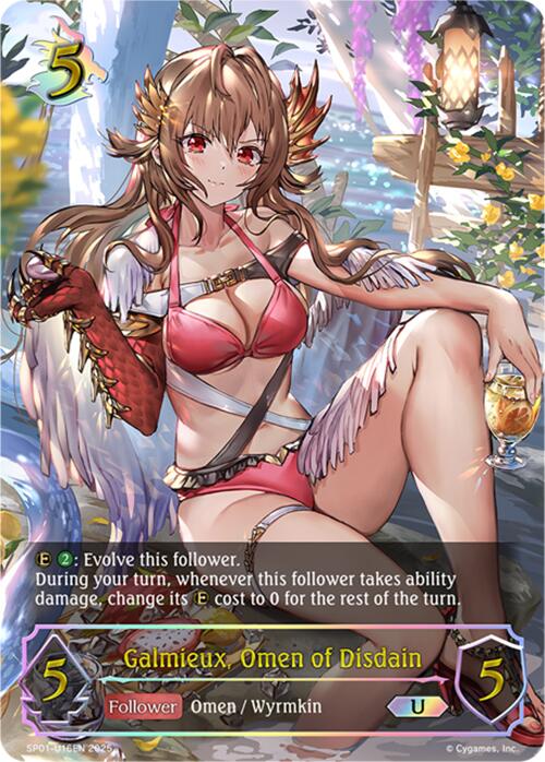 Galmieux, Omen of Disdain (U) (SP01 - U16EN) [Seaside Memories] - Card Brawlers