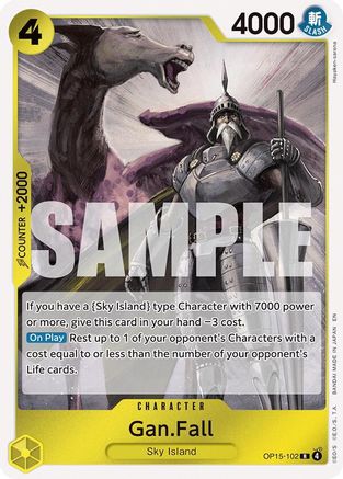 Gan.Fall (OP15-102) - Adventure on Kami's Island Foil - Card Brawlers