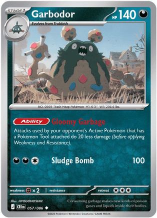 Garbodor (057/null) [ME04 Chaos Rising] - Card Brawlers