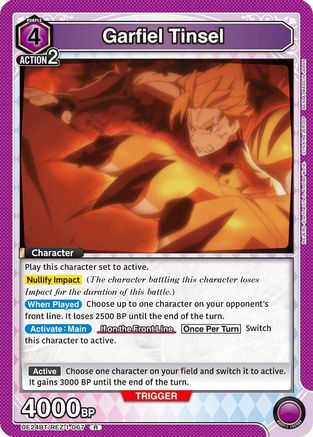 Garfiel Tinsel (UE24BT/REZ-1-067) - UE24BT ReZERO Starting Life in Another World Foil - Card Brawlers