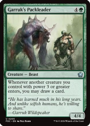 Garruk's Packleader (FDC-205) - Commander: Foundations - Card Brawlers