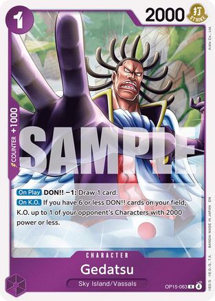 Gedatsu (OP15-063) - Adventure on Kami's Island Foil - Card Brawlers