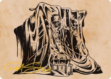Gelatinous Cube (Showcase) Art Card (Gold - Stamped Signature) [Dungeons & Dragons: Adventures in the Forgotten Realms Art Series] - Card Brawlers