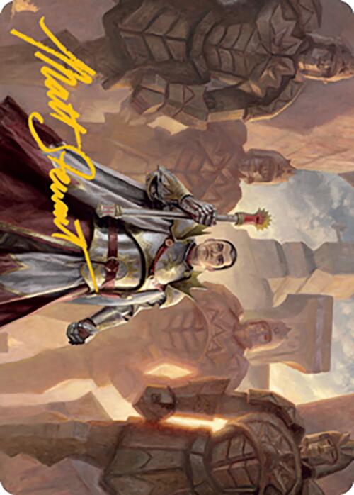 General Ferrous Rokiric Art Card (Gold - Stamped Signature) [Modern Horizons 2 Art Series] - Card Brawlers