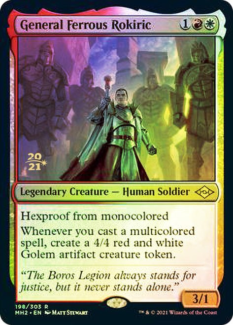 General Ferrous Rokiric [Modern Horizons 2 Prerelease Promos] - Card Brawlers