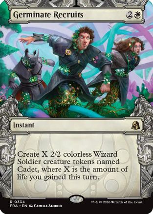 Germinate Recruits (Showcase) (FRA-334) - Reality Fracture Foil - Card Brawlers
