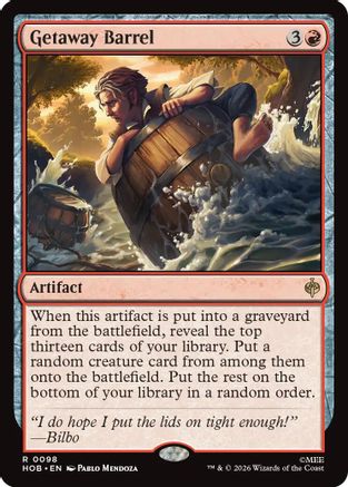 Getaway Barrel (HOB-098) - The Hobbit Foil - Card Brawlers