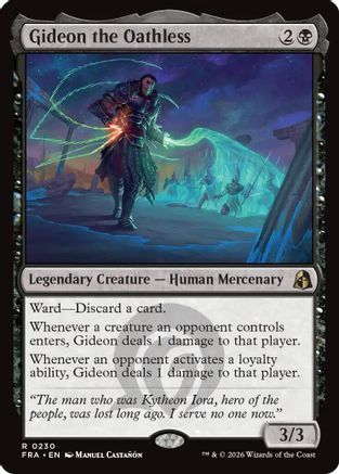 Gideon the Oathless (FRA-230) - Reality Fracture Foil - Card Brawlers