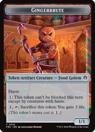 Gingerbrute // Map Double-Sided Token (FRC-12 // 14) - Commander: Reality Fracture Foil - Card Brawlers