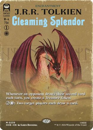 Gleaming Splendor (Borderless) (HOB-239) - The Hobbit - Card Brawlers