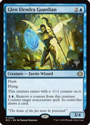Glen Elendra Guardian (PPECL-051) - Promo Pack: Lorwyn Eclipsed Foil - Card Brawlers
