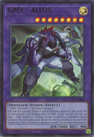 GMX - ALLOS (MAMO-EN080) - Magnificent Monsters 1st Edition - Card Brawlers
