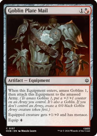 Goblin Plate Mail (HOB-157) - The Hobbit Foil - Card Brawlers