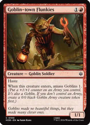 Goblin-town Flunkies (HOB-100) - The Hobbit Foil - Card Brawlers