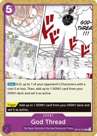 God Thread (Reprint) (OP10-079) - Premium Booster -The Best- Vol. 2 - Card Brawlers