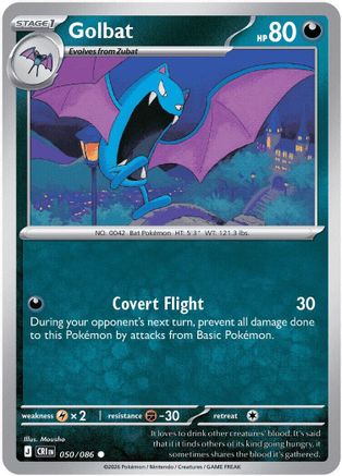 Golbat (050/null) - Reverse Holofoil [ME04 Chaos Rising] - Card Brawlers