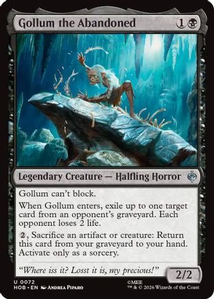 Gollum the Abandoned (HOB-072) - The Hobbit - Card Brawlers