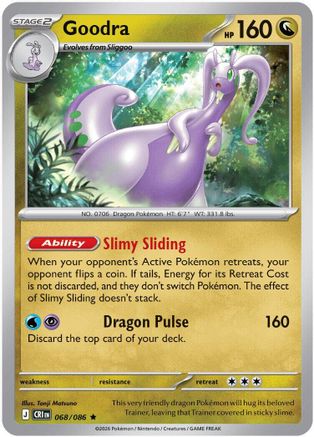 Goodra (068/null) - Holofoil [ME04 Chaos Rising] - Card Brawlers
