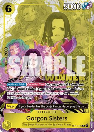 Gorgon Sisters (Winner Pack 2026 Vol. 3) (OP14-105) - One Piece Promotion Cards Foil - Card Brawlers