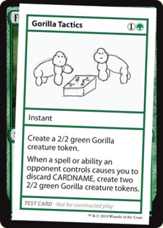 Gorilla Tactics (2021 Edition) [Mystery Booster Playtest Cards] - Card Brawlers