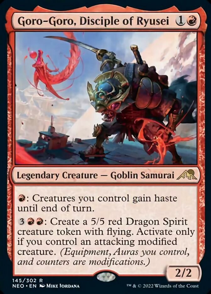 Goro - Goro, Disciple of Ryusei [Kamigawa: Neon Dynasty] - Card Brawlers