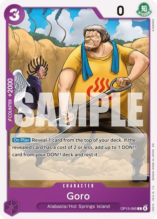 Goro (OP15-065) - Adventure on Kami's Island - Card Brawlers