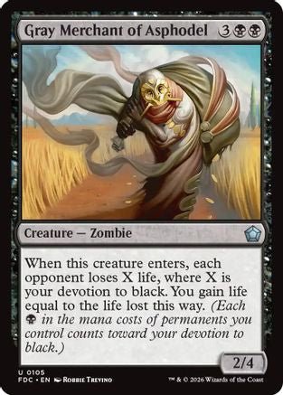 Gray Merchant of Asphodel (FDC-105) - Commander: Foundations - Card Brawlers