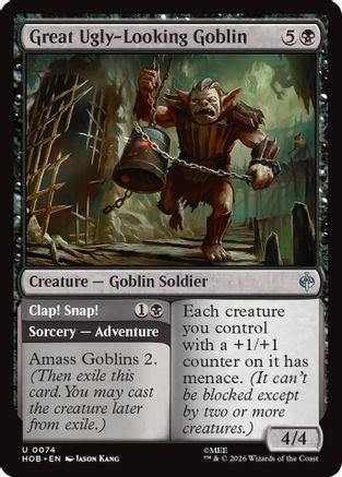 Great Ugly-Looking Goblin (HOB-074) - The Hobbit Foil - Card Brawlers
