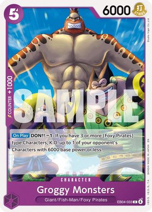 Groggy Monsters (EB04-033) - The Azure Sea's Seven - Card Brawlers