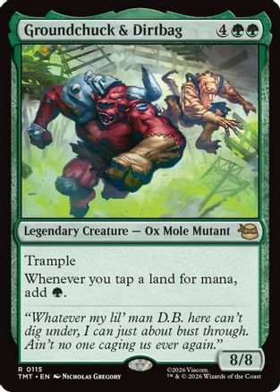 Groundchuck & Dirtbag (TMT-115) - Teenage Mutant Ninja Turtles - Card Brawlers